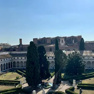 X2 Con Splendida Vista Sulle Terme Di Diocleziano E Sul Chiostro Di Michelangelo Rome